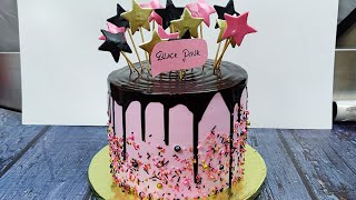 Korean Black Pink Cake How To Make Black Pink Cake Cook With Kousy