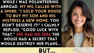 My Mother-In-Law Secretly Sold My House While I Was Away, But She Had No Idea....