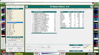Action Pc Football 25 D League Week 15 87 Clev 8-6 At 85 Chi 7-7