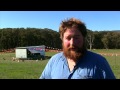 Video Free range Egg farming Australia.  Chicken Caravan Glenburn Victoria