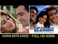Aaina Bata Kaise - Madhuri Dixit, Sanjay Kapoor & Akshaye Khanna - Movie - Mohabbat