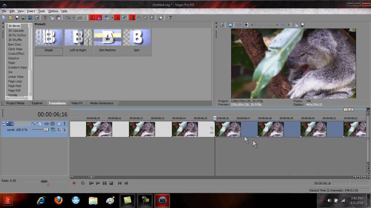 Sony vegas pro 13 как сделать кадра