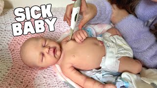 BABY MIMI IS SICK | SILICONE BABY ROLEPLAY