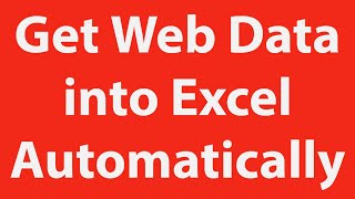 Creating automated trading system in excel