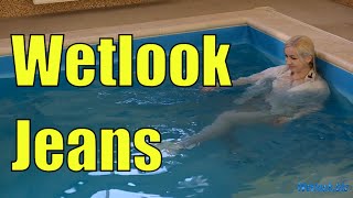 Wetlook Girl Jeans | Wetlook Shirt | Wetlook Pool