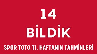 Li̇gler Geri̇ Döndü - Bu Takimlar Patlama Yapabi̇li̇r - Spor Toto 11. Haftanın Tahminleri