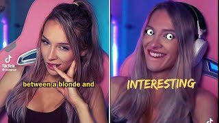 Bebahan And A Blonde Joke - Dirty Chat Reaction Compilation With Bebahan