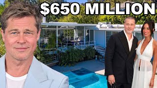 Brad Pitts Billionaire Lifestyle Revealed New Girlfreind, His Mansions & Net Worth Will Shock You