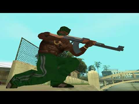 CJ (Grove Street) VS The Ballas - GTA San Andreas