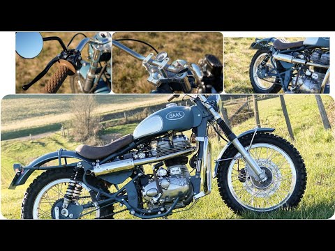 Royal Enfield Classic 500 Modified into Retro Scrambler, Classic 500 modified