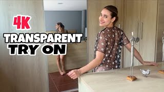 Best Lingerie & Bikini Looks 2025 4K Transparent Try-On Haul Dress