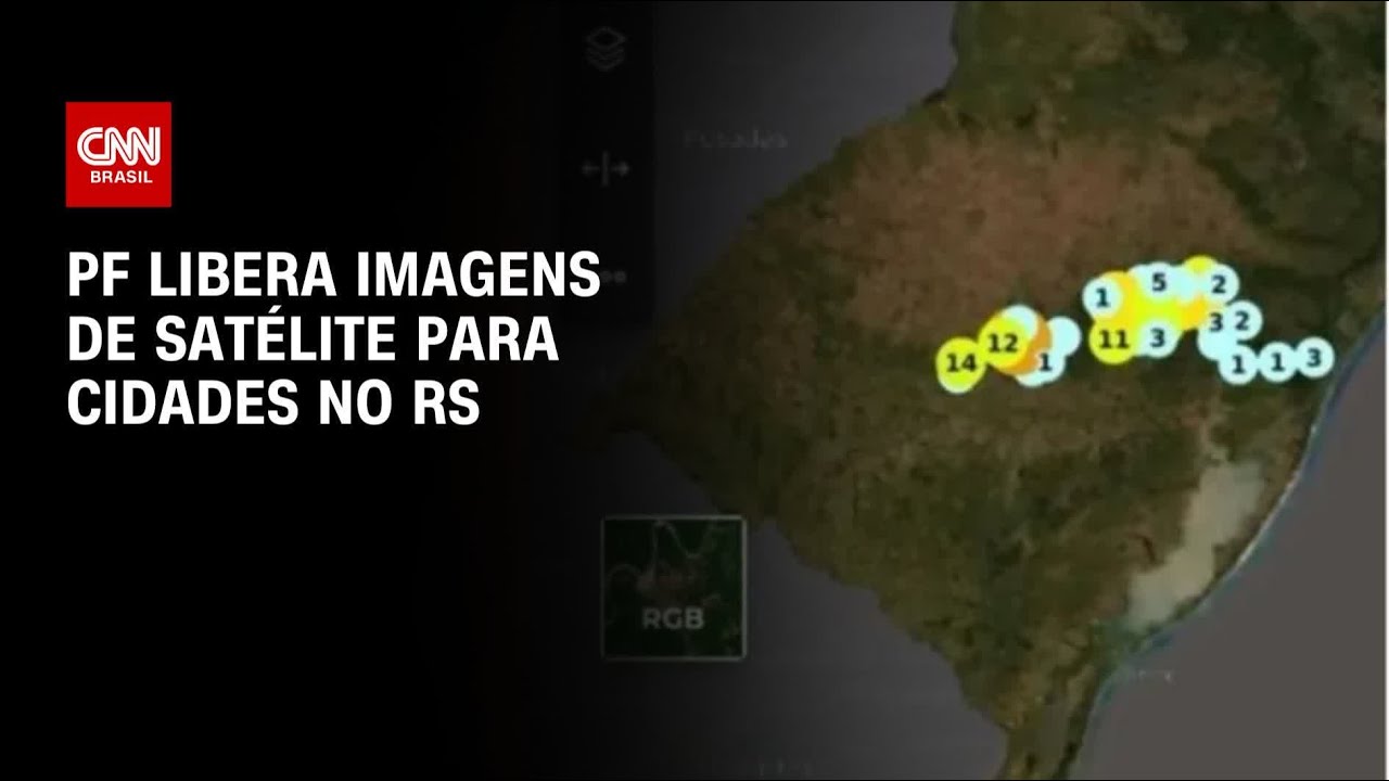 PF libera imagens de satélite para cidades no RS | LIVE CNN