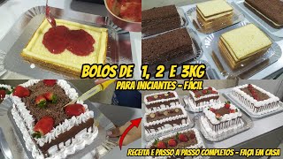 Bolos De 1, 2 E 3Kg Fácil I Sabrina Santos Mãe De Três