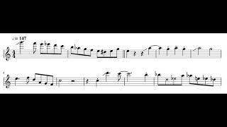 Tenor Solo Transcription From Frosty The Snowman - Michael Bublé