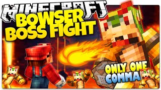 Minecraft | BOWSER BOSS BATTLE! | Epic New Armor | Only One Command (One Command Creation)