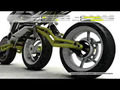 Rondinaud deisgn three wheels motorcycle concept video 1