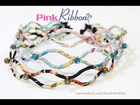 DIY: HƯỚNG DẪN LÀM BỜM SÓNG TỪ RUY BĂNG VẢI HOA VINTAGE