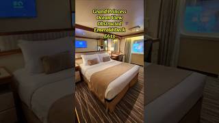 Grand Princess Ocean View Obstructed Cabin Emerald Deck 8 E633