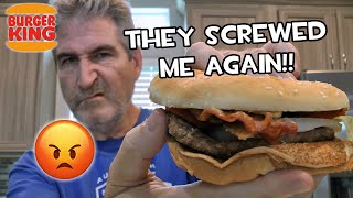 BK FAIL!!! Burger King SOUTHWEST BACON WHOPPER Review 🍔👑🥓