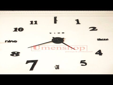 Hướng dẫn lắp đặt đồng hồ treo tường độc đáo sang trọng