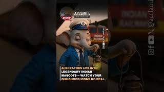 Ai Generated Video Amul Girl Parle-G Biscuit Girl Arclantic
