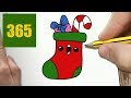 hur man ritar JULSTRUMPA KAWAII STEG FÖR STEG - kawaii ritningar lätt