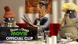 Shaun The Sheep Movie Official Clip Restaurant
