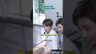 Jimin Yawning While Hitting Namjoons Thigh.
