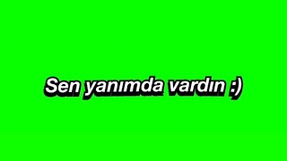 Bilmem Mi? Yeşil Ekran Lyrics Şartlar Açıklamada