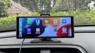 Car Dash Mount Apple CarPlay & Android Auto Stereo Display Screen with 2.5K dash