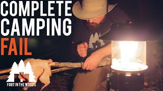 First Over Night at The FORT could not have gone more WRONG | Total FAIL | Fort In The Woods | FITW