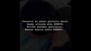 Vüqar Biləcəri Cənnətin Ən Gözəl Güllərin Derib Ayağı Altında Əkün Anamın