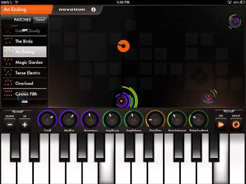 Novation Launchkey iPadアプリ