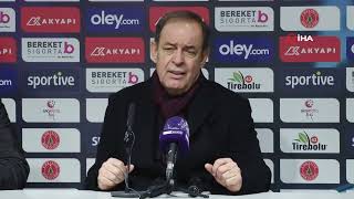 Yücel İldiz’in Ümraniyespor-BB Erzurumspor maç sonu açıklamaları