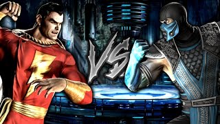 Mortal Kombat Vs. Dc Universe - Captain Marvel Vs. Sub-Zero