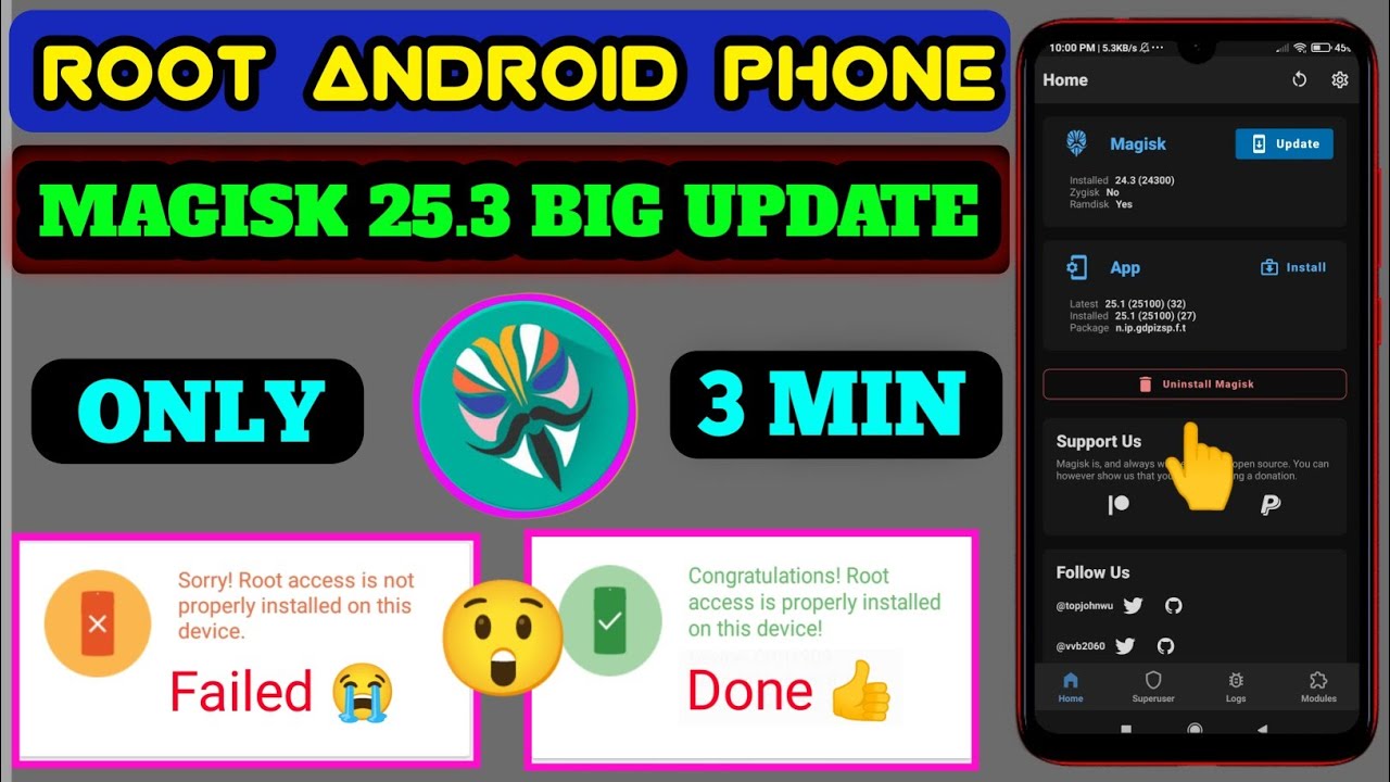 How To Root Android 11 12 10 9 8 Version || Magisk App How To Root Android 11 12 10 9 8 Version || Magisk App