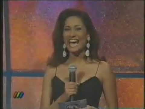 Marisela Moreno Unica Presentadora panameña en Viña del Mar
