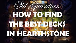How To Find The Best Hearthstone Decks To Play Using Hsreplay And Vicious Syndicate