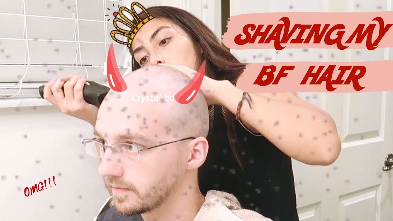 Sexy asian bald headshave compilation