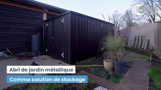 Abri De Jardin Métallique Comme Solution De Stockage Conteneur Montage Rapide
