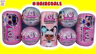 LOL Hairgoals Series 5 4 Under Wraps Surprise Bling Glam Glitter Makeover DOLLS Unboxing Doll TOYS