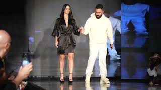Gorgeous Girls Model Lingerie Black Tape Project Fashion Week Show Art Hearts Runway Bikini Podium