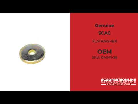 04041-28 Scag - FLATWASHER, 7/16" . 04041-28 Scag - FLATWASHER, 7/16" .