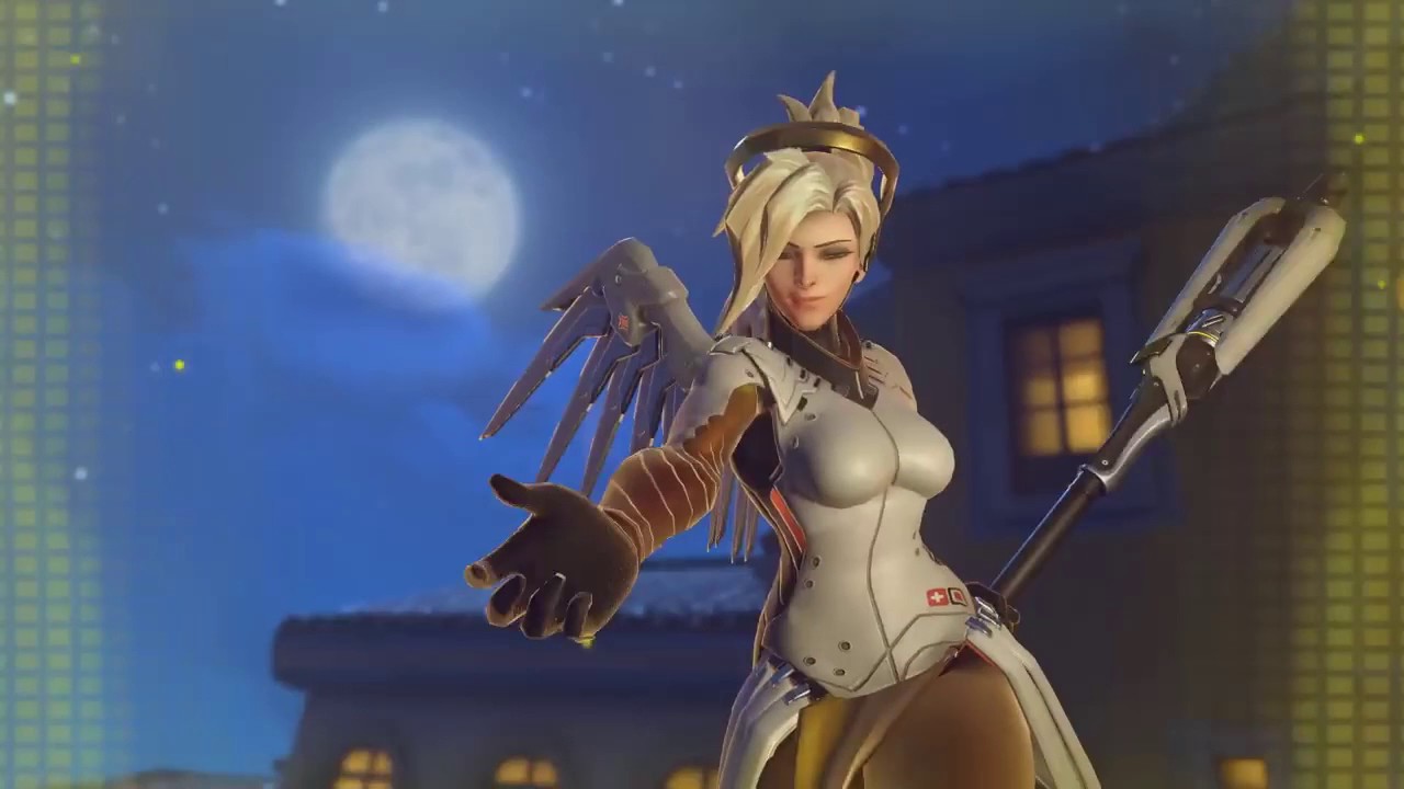 Mercy from behind overwatch animation