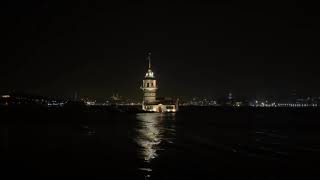 Gece kız Kulesini Çektim İstanbul Kız Kulesi Gece Çekimi background  manzara sal