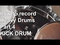 How to Record Heavy Drums part 4 KICK DRUM | SpectreSoundStudios TUTORIAL