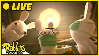 [LIVE 🔴] Rabbids to the Rescue !  |  Rabbids Invasion | Cartoon for Kids