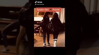 Spider Girl Prank Funny Video Go Viral On Tiktok