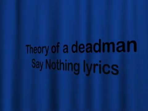 Say Nothing Video