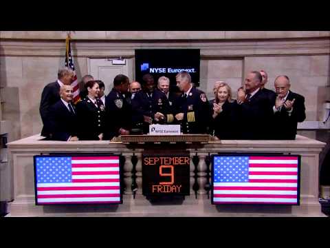 NYSE Euronext commemorates 10th Anniversary of 9 11 on Friday September 9